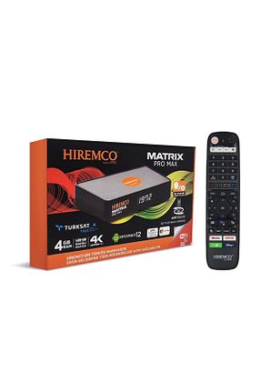 رسیور مشکی 4K Ultra HD Hiremco - کد 930820316