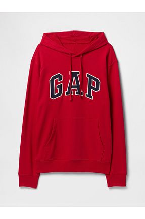 سوئیشرت قرمز مردانه چاپی GAP - کد 896806194