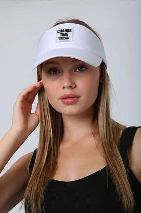 کلاه سفید زنانه پلی استر Luminos Butik - کد 930780607