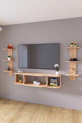 میز و پایه تلویزیون قهوه ای Suntalam HMC DECOR - کد 930521749