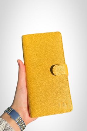 کیف پول زرد زنانه سایز متوسط MFT Leather Design - کد 676490450