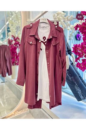 ست بالاتنه و پائین تنه صورتی زنانه بافتنی Camelya Fashion - کد 930946276