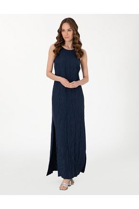 لباس سرمه ای زنانه بافتنی Pierre Cardin - کد 930868045