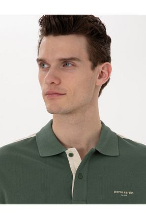 پولوشرت خاکی مردانه پنبه ای Pierre Cardin - کد 930890547