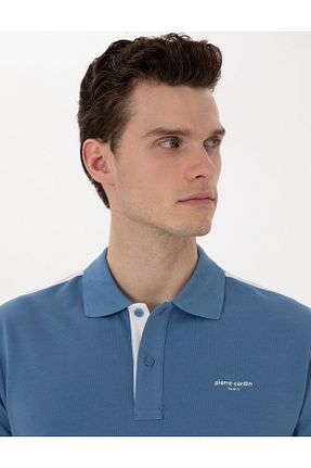 پولوشرت آبی مردانه پنبه ای Pierre Cardin - کد 930890612