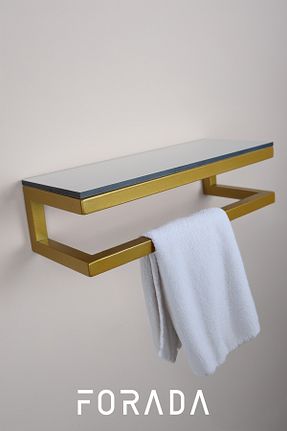 قفسه دیواری زرد 44 سانتی متر Forada Home & Style - کد 922470193
