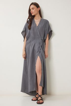 لباس طوسی زنانه بافتنی Lovelyİstanbul - کد 930941590