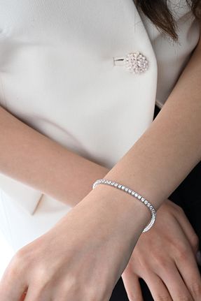 دستبند نقره زنانه 925 عیار Söğütlü Silver - کد 73479252