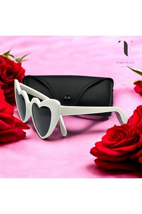 عینک آفتابی سفید زنانه 54 Time FLAİR - کد 930926247