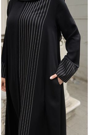 کلاه و ابایا مشکی زنانه پنبه پلی استر KADEEM - کد 886782477