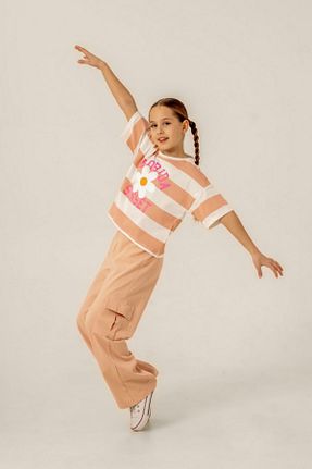 ست بالاتنه و پائین تنه صورتی بچه گانه بافتنی HAUSEkids - کد 930991181