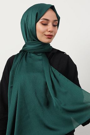 شال سبز زنانه پلی استر GİYZAMİLA - کد 930956261
