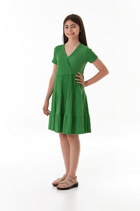 لباس سبز بچه گانه بافتنی Fullamoda - کد 931008354