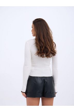 پلیور نباتی زنانه رگولار modaserdem - کد 930586398