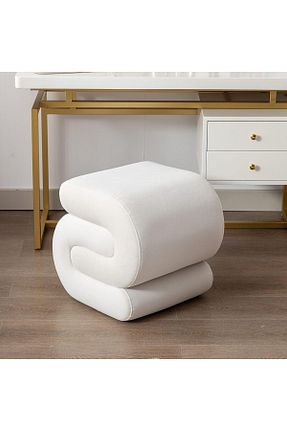 پوف و نیمکت سفید 1 x 3 woodaria - کد 930978196