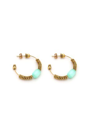 گوشواره جواهر طلائی روکش طلا Mon Reve - کد 930983905