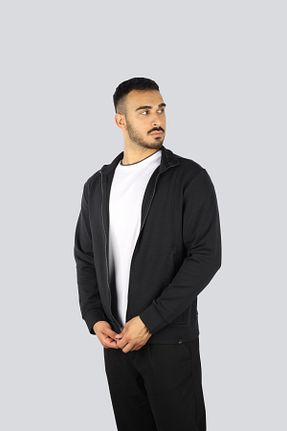 سوئیشرت مشکی مردانه ساده Paul&Shark - کد 931000803