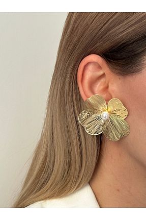 گوشواره جواهر طلائی زیرکن YOUES JEWELRY - کد 862237029