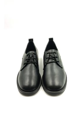 کفش کلاسیک مشکی زنانه چرم خالص Escarpinshoes - کد 930815136