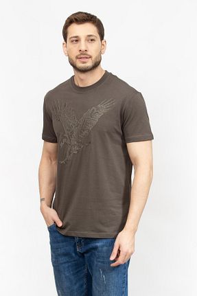 تیشرت مشکی مردانه یقه دوچرخه Armani Exchange - کد 931023983