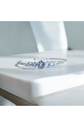 دستبند استیل (فولاد) سفید زنانه استیل ضد زنگ IDORIA - کد 926449275