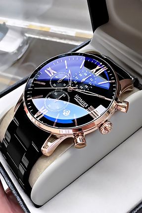 ساعت مچی مشکی مردانه 41-45 میلی متر Homies - کد 99483808