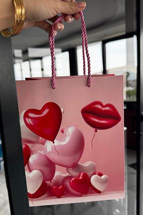 کیف دستی صورتی زنانه سایز متوسط Takıştır - کد 930988009