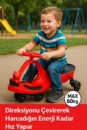 اسکیت بورد بچه گانه قرمز 3 Scooter - کد 929624341