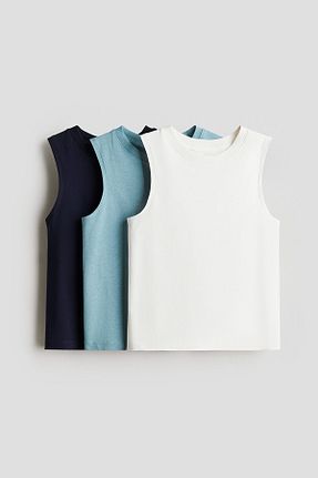 تیشرت رنگی بچه گانه یقه دوچرخه H&M - کد 931055654