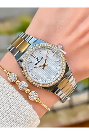 ساعت مچی زرد زنانه 31-35 میلی متر Daniel Klein - کد 802095528