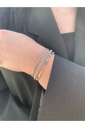 دستبند جواهر طوسی زنانه رودیوم Fiamoss - کد 931037716
