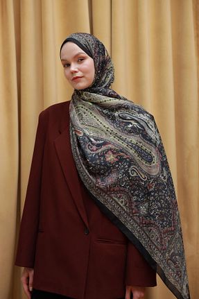 شال مشکی زنانه İpekhan - کد 931060404