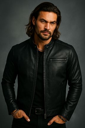 کاپشن مشکی مردانه اسلیم فیت Jack & Jones - کد 859897343