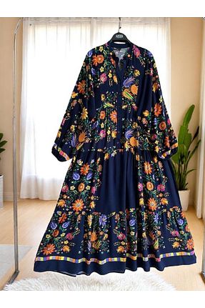 لباس حجاب سرمه ای زنانه رگولار TCN - کد 931072795
