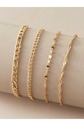 دستبند استیل (فولاد) زرد زنانه استیل ضد زنگ shop - کد 931082762