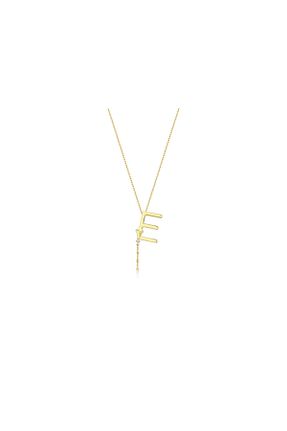 گردنبند نقره طلائی زنانه 925 عیار BerCio Store - کد 931088471
