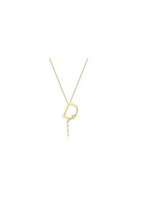گردنبند نقره طلائی زنانه 925 عیار BerCio Store - کد 931209227