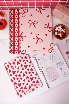 دفتر زرشکی Karton Matt Notebook - کد 929601103