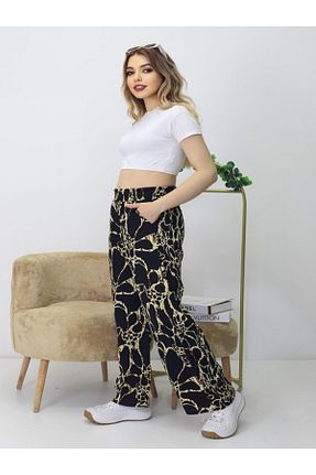 شلوار مشکی زنانه ویسکون MODA - کد 929458587