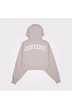 سوئیشرت بژ زنانه ساده Converse - کد 906450706