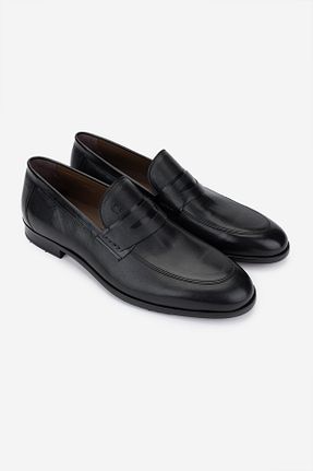 کفش کلاسیک مشکی مردانه چرم خالص Valmenti - کد 929589528