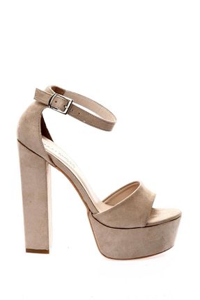 کفش مجلسی بژ زنانه پاشنه ضخیم Moulin Shoes - کد 211994170
