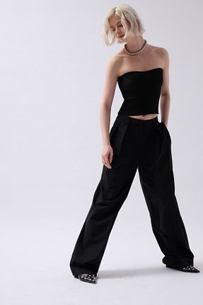 بلوز مشکی زنانه ساده Black Fashion - کد 899149553