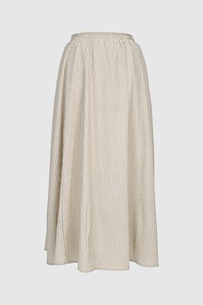 دامن بژ زنانه ساده birizmoda - کد 929598398