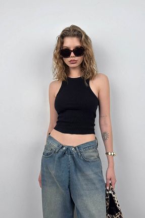 بلوز مشکی زنانه ساده Black Fashion - کد 790533143