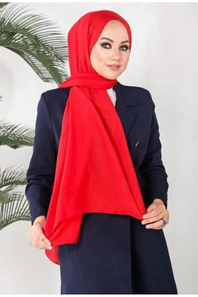 شال قرمز زنانه پلی استر HAREM SCARF - کد 867037747