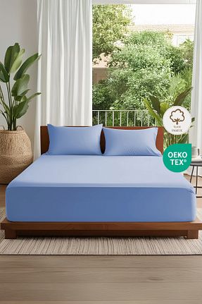ست ملحفه دونفره آبی Penye AKN - کد 927207826