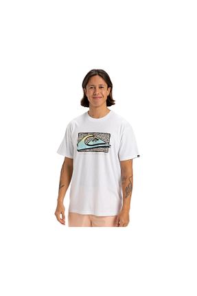 تیشرت سفید مردانه رگولار Quiksilver - کد 929606649