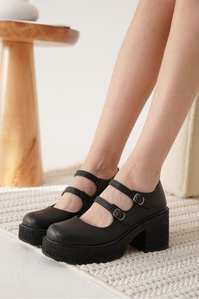 کفش کژوال مشکی زنانه چرم مصنوعی EMOYRA - کد 929674909