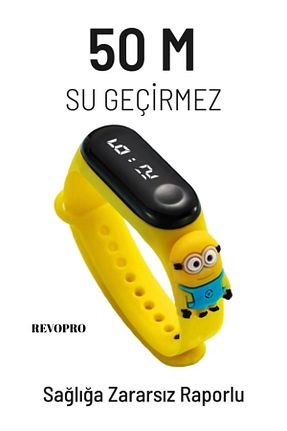 دستبند هوشمند بچه گانه زرد REVOPRO - کد 929676727